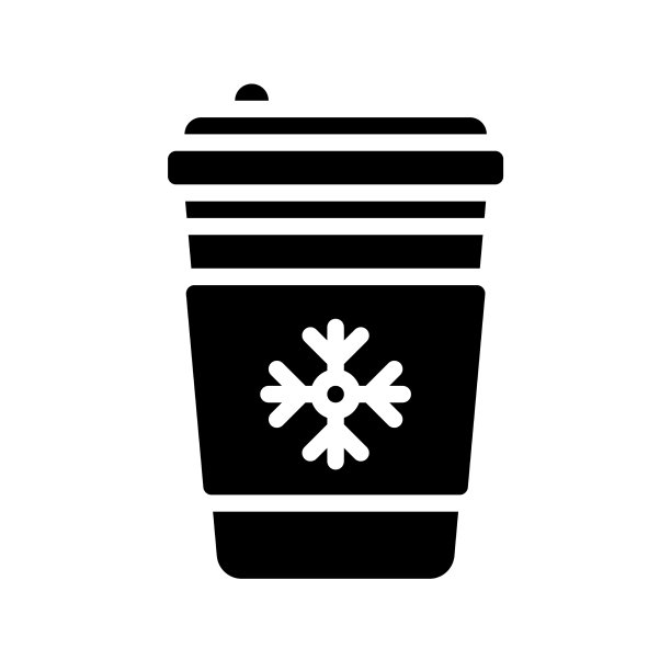 带走咖啡杯图标圣诞食品和饮料图片下载