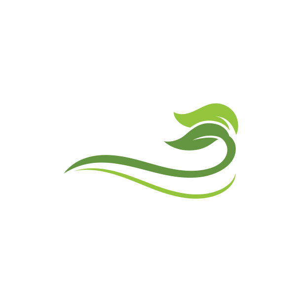 叶片标志生态自然绿色元素图片下载