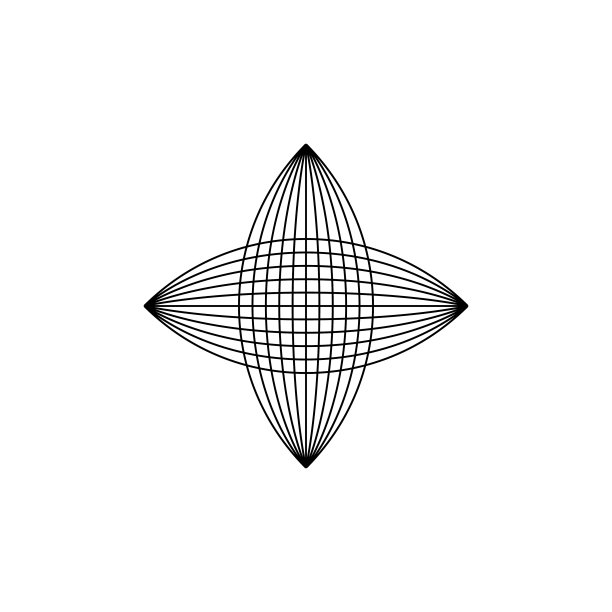 抽象logo -几何形状未来主义插画液体几何技术技术通量扭曲经纱幻想图片下载