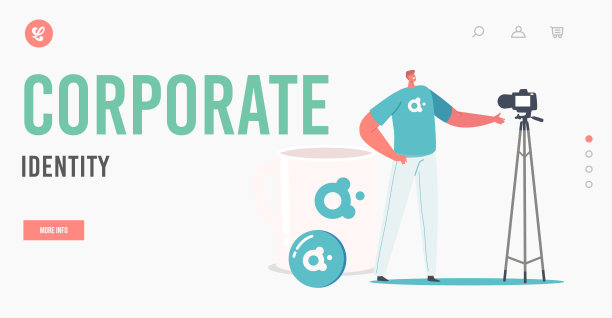 企业身份登陆页面模板的推广产品。销售人员展示公司活动标志图片下载