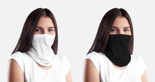 女孩身上的黑白浅黄色模型。集图片下载