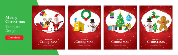 圣诞节和假日背景图片下载