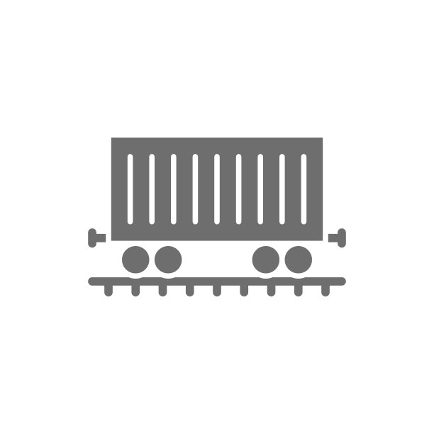 货车在轨道上，货车，火车灰色图标。图片下载