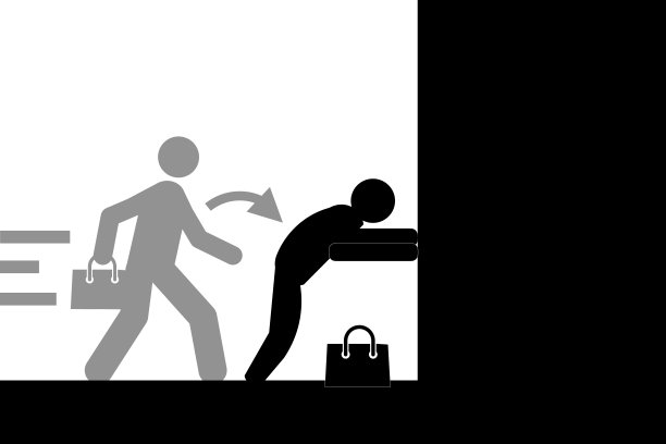 撞到墙图片下载