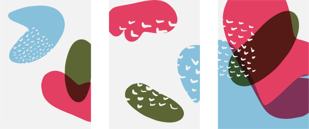 手绘涂鸦形状墙艺术绘画风格图片下载