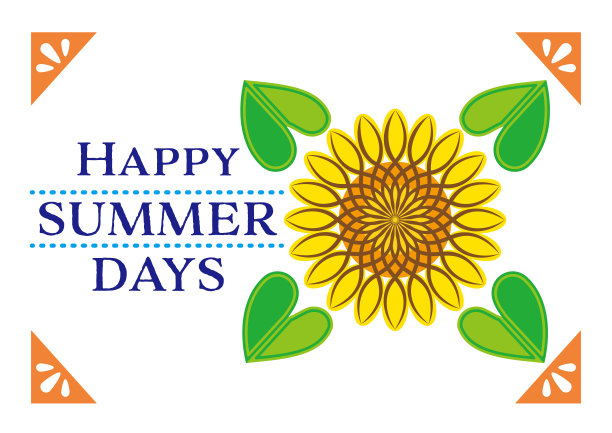 几何向日葵图片下载