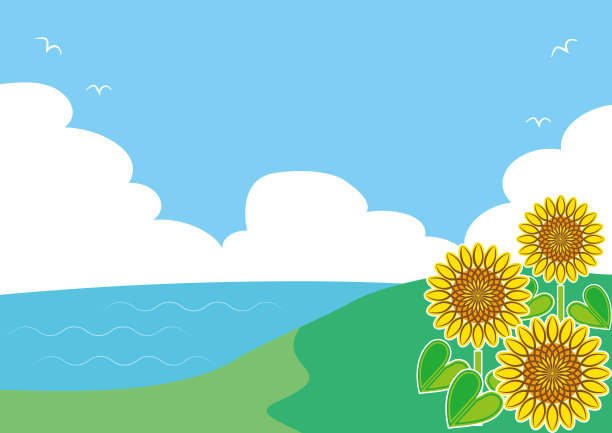 向日葵山顶图片下载