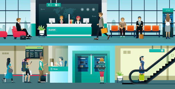 银行里的工作图片下载