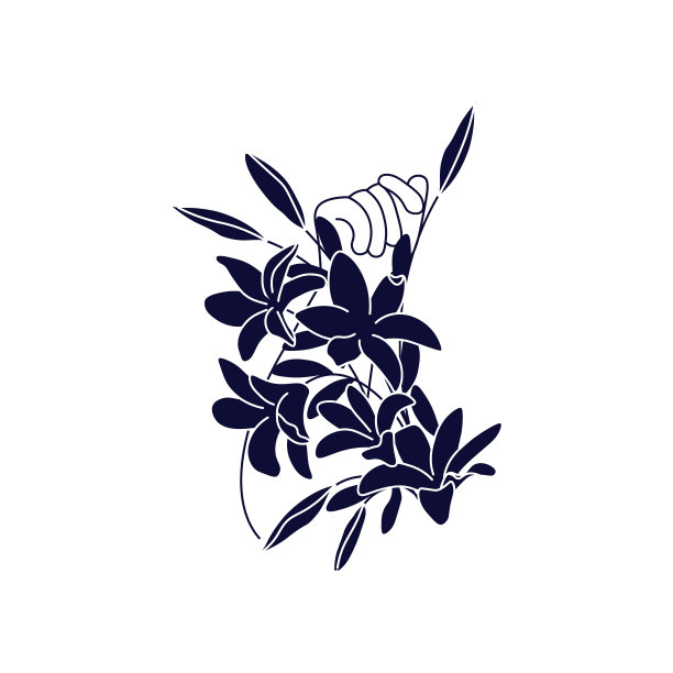 手里捧着一束盛开的鲜花图片下载