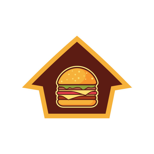 汉堡家的标志标志图片下载