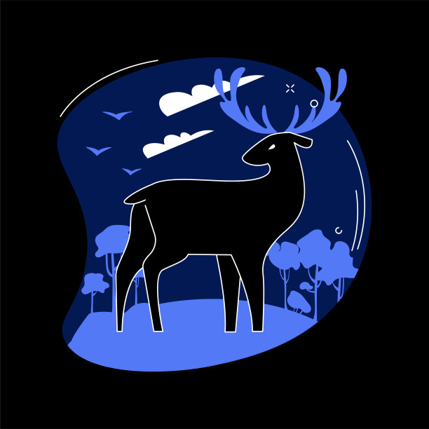 国家公园创作抽象概念矢量插图。图片下载