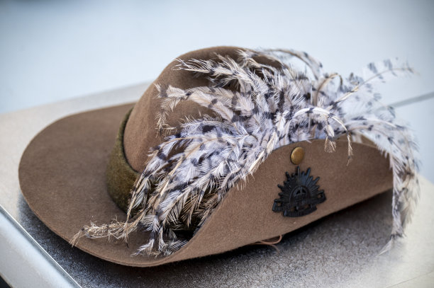 澳大利亚“挖掘者”戴的一顶一战休闲帽图片下载