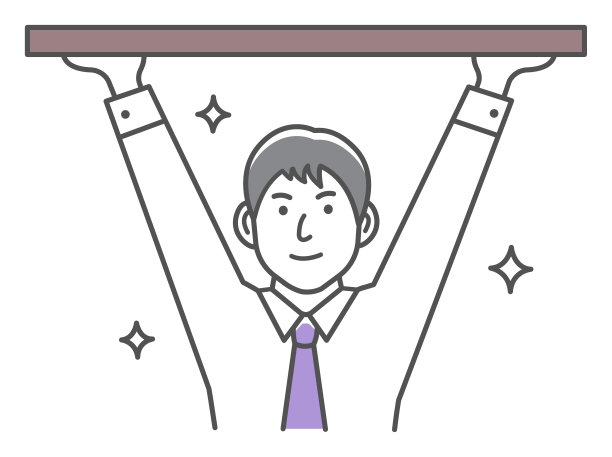 年轻人在上面拿着东西。矢量插图。图片下载