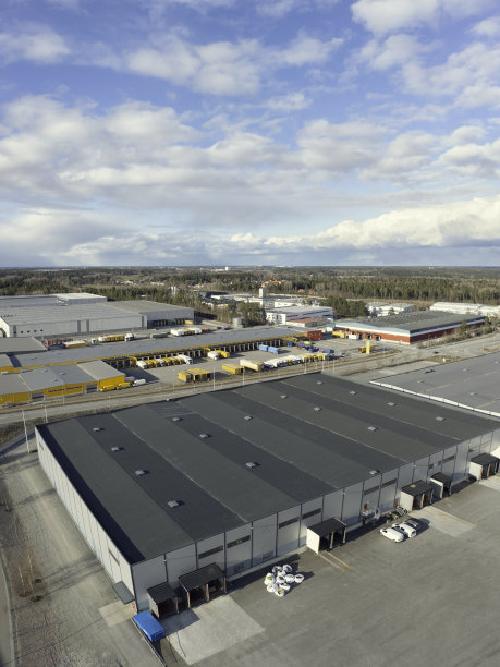 设有仓库的工业区图片下载