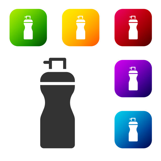 黑色健身摇床图标孤立在白色图片下载