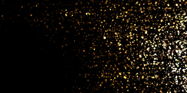 散景效果抽象散景闪烁3d插图图片下载