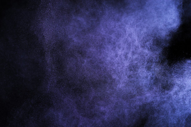 紫色粉末爆炸。图片下载