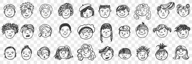 肖像手绘涂鸦集图片下载