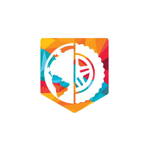 轮胎世界标志模板图片下载