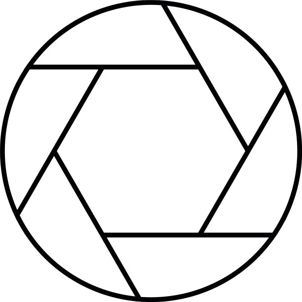 快门黑色轮廓图标图片下载