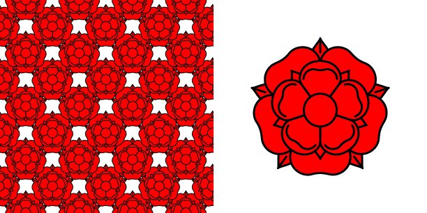 Tudoe玫瑰的英国矢量插图。图片下载