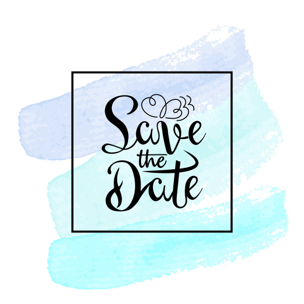 邀请的标题以抽象的水彩画点为背景图片下载