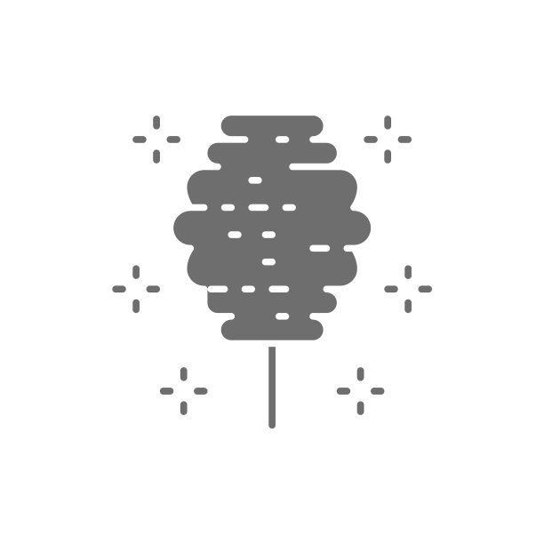 糖果棉花糖灰色图标孤立上图片下载