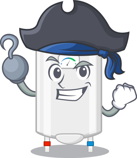 燃气热水器卡通设计风格为盗版图片下载