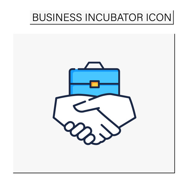 商业协议彩色图标图片下载