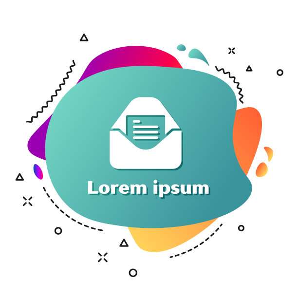 白色信封，上面有圣诞派对请柬图片下载