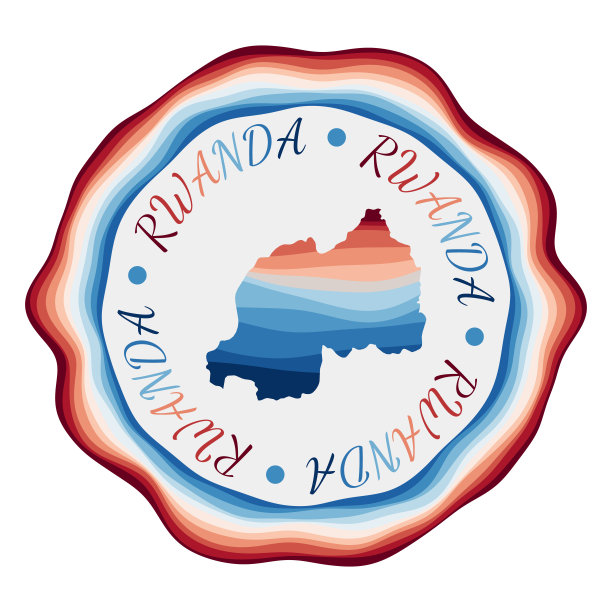 卢旺达徽章。图片下载