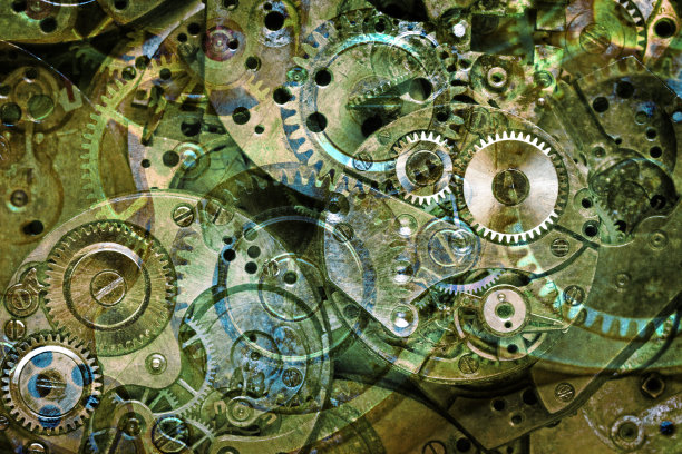 联锁齿轮的背景图片下载