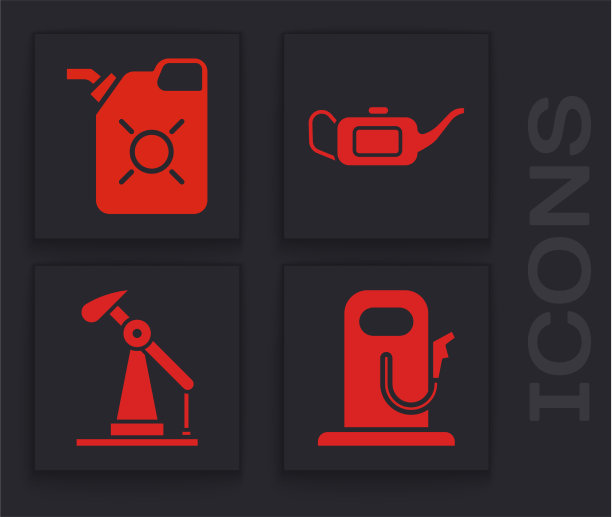 设置汽油罐或加油站的机油图片下载