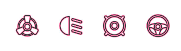 设线车电机通风机音响喇叭高图片下载