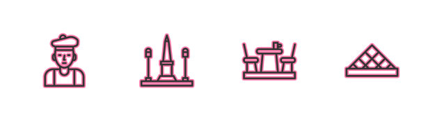 协和广场法国男士咖啡馆图片下载