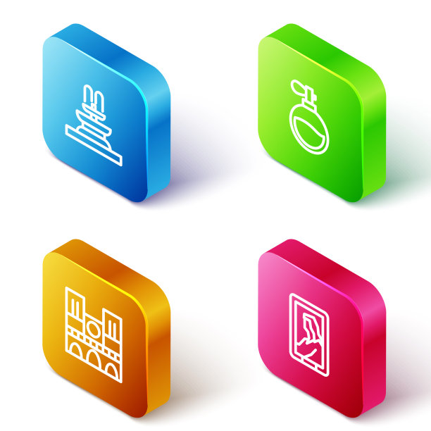 设置等距线喷泉香水圣母院图片下载