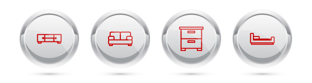 套线条衣柜抽屉沙发家具图片下载