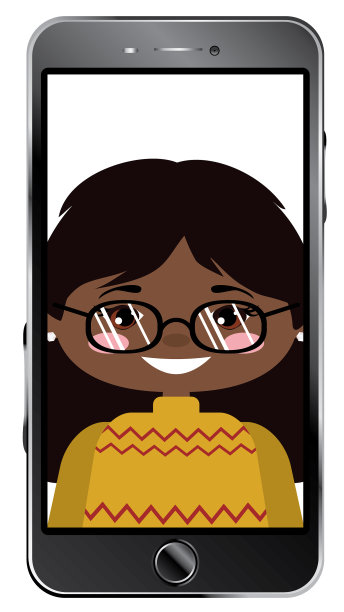 一个美国黑人女孩在网上聊天图片下载