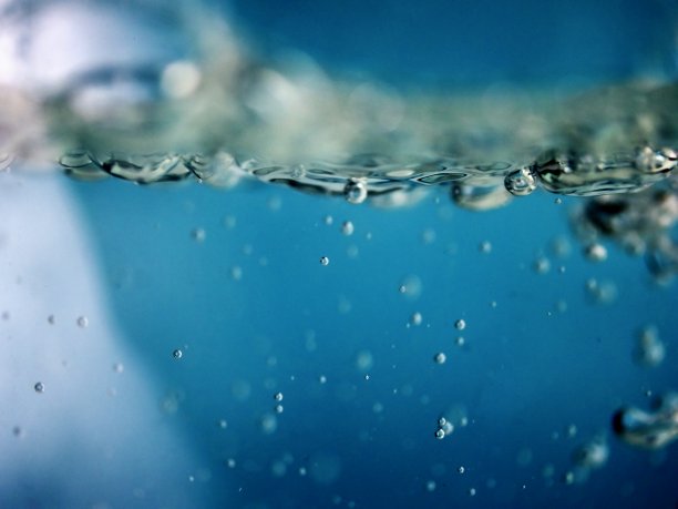 抽象蓝色小气泡背景2图片下载