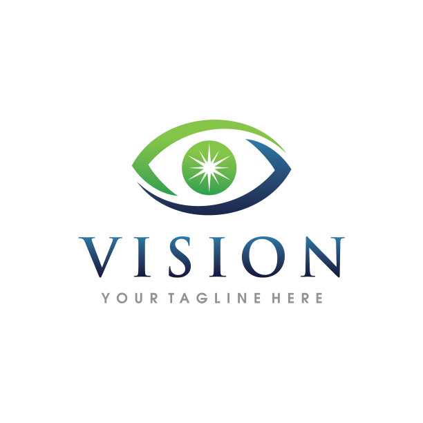 眼部护理标志眼部标志设计模板图片下载