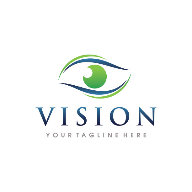 眼部护理标志眼部标志设计模板图片下载