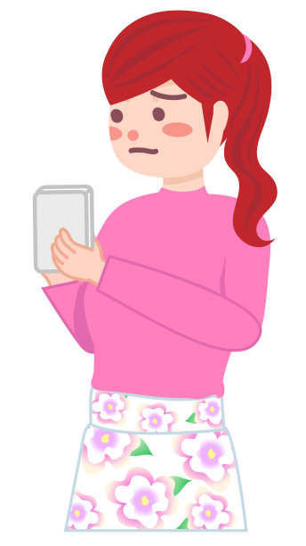 看手机屏幕的女人惹上麻烦了。图片下载