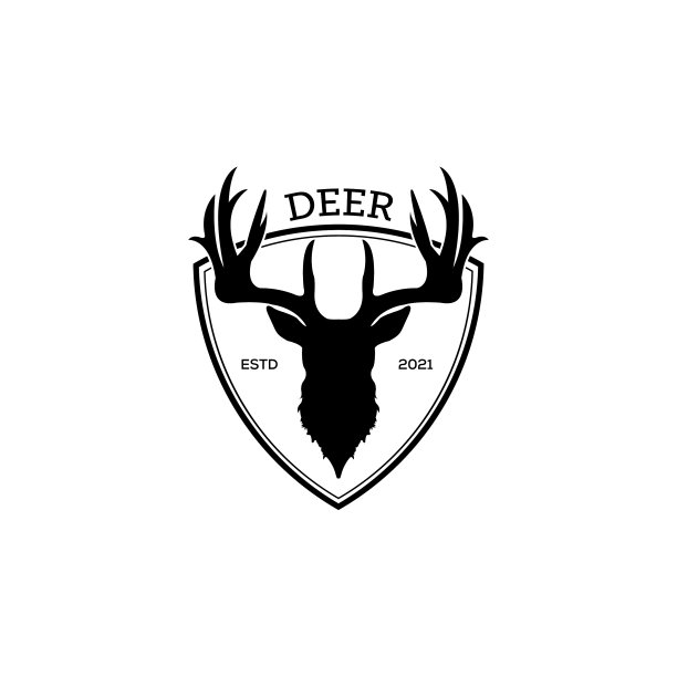 鹿标志设计图片下载