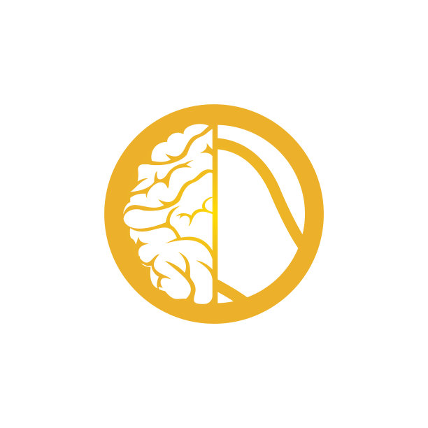 网球脑标志设计图片下载