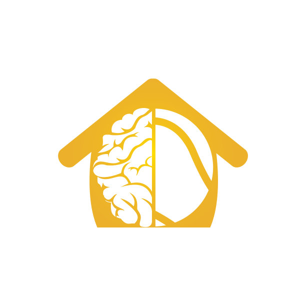 网球脑标志设计图片下载