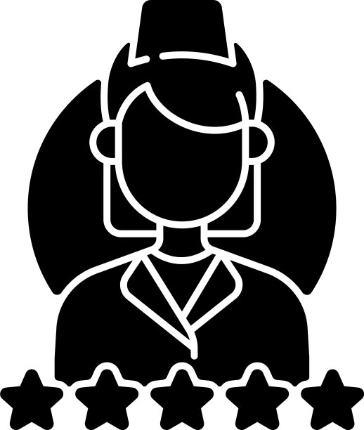 复查医生黑色象形图标图片下载