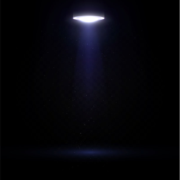 光向量射线的集合孤立在透明的背景图片下载