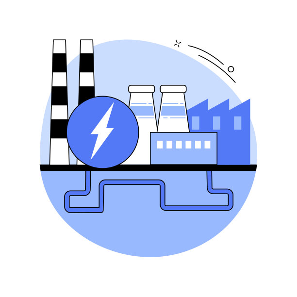 地热能抽象概念矢量图解。图片下载