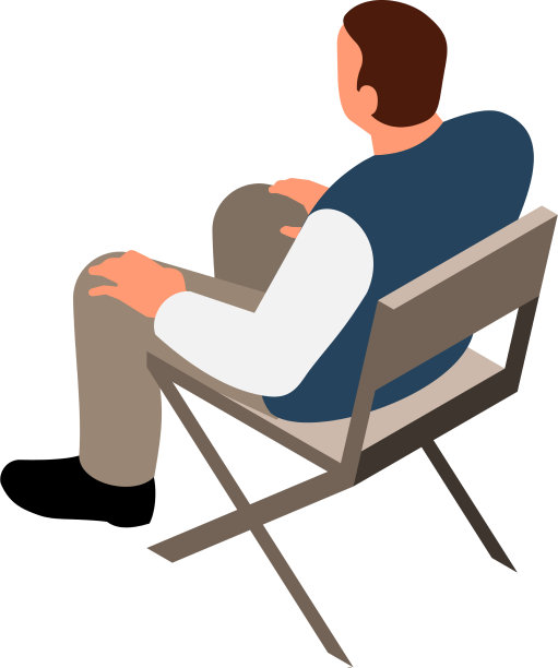 人在椅子上图片下载