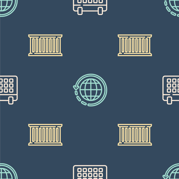 设置行日历容器和世界范围图片下载